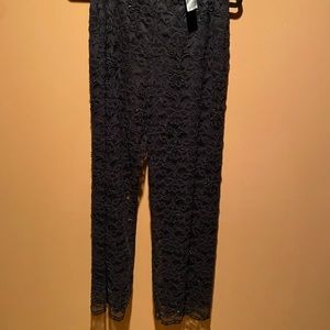 Sandra Darren black laced pants